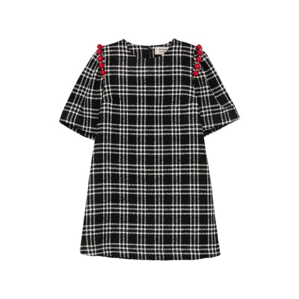 Alessandro Enriquez Women Checked Short Dress